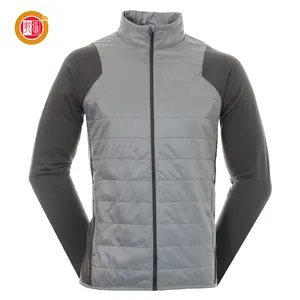 Plus Size Coats Windproof and waterproof 95% Polyester 5% Elastane Regular Fit Hybrid Men Golf Jacket