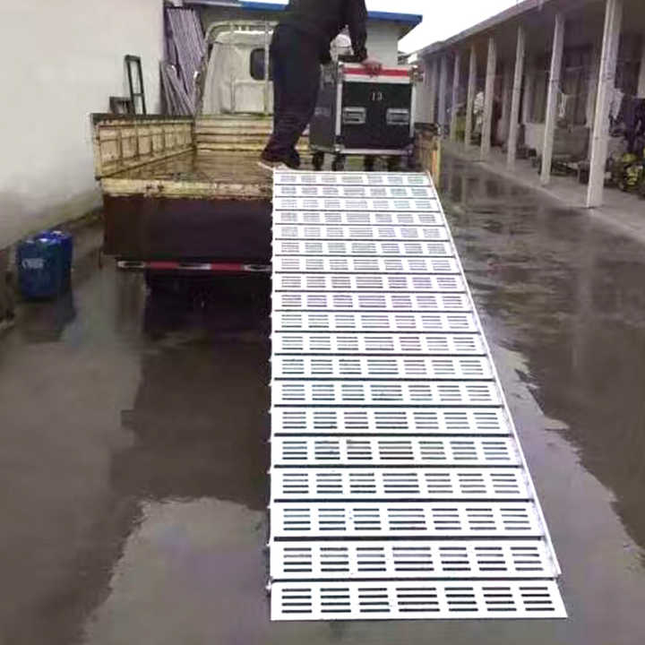 High Quality Aluminium Alloy Adjustable Loading Ramp for Outdoor Events ...