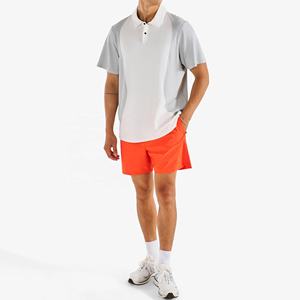 Camisa de golf de lujo OEM para hombre con logotipo personalizado de alta calidad de cuatro vías elástico impreso personalizado 100% algodón/Nailon/Cachemira - Product Image 1