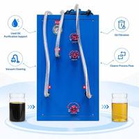Nouvelle machine portable de purification d'huile usagée, filtre de déshydratation, transformateur, équipement de recyclage d'huile moteur et d'huile lubrifiante 220V 15L/H