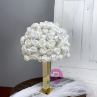 Arrangement floral décoratif pour mariage Boule de fleurs de cerisier blanc Décoration de mariage Centres de table de table