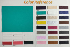 Tissu en cuir recyclé texturé litchi personnalisé pour <span class=keywords><strong>ameublement</strong></span> et sacs, avec <span class=keywords><strong>différents</strong></span> supports - Product Image 6