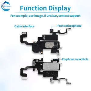 Haut-parleur d'écouteur avec câbles flexibles capteur de proximité pour Iphone X XR 11 Pro Max 12 Mini réparation de téléphone portable <span class=keywords><strong>Smartphone</strong></span> pièces de rechange - Product Image 2