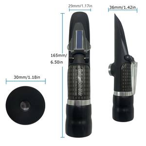 Réfractomètre Brix étanche de conception OEM plage de mesure ATC portable en sucre 0-32% réfractomètre d'alcool - Product Image 1