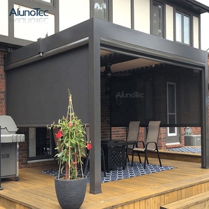 Rèm Kéo Chống Nắng Đa Năng Garden, Rèm Cuốn Tự Động Điều Khiển Từ Xa, Chắn Gió, Màn Kéo Ngoài Trời - Product Image 6