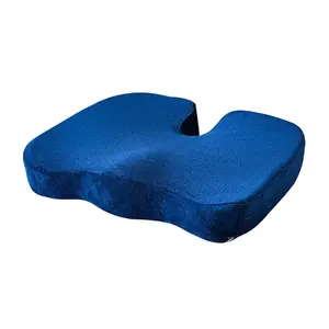 2021 best selling wholesale pian release no slip 100% memory foam seat cushion for office chair