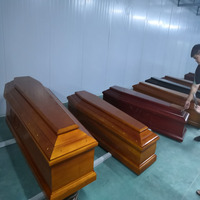 Ataúdes y ataúdes de madera funerarios 18ga recién llegados