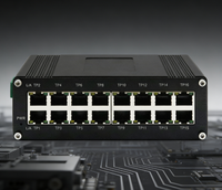 Commutateur réseau compact industriel mini 16 ports 10/100/1000T Gigabit pour rail DIN