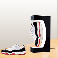 YAGELI Soporte Flotante Transparente Moderno Personalizado para Zapatos, Lujoso Soporte Giratorio 360° para Zapatillas con Levitación Magnética Acrílica para Color