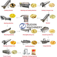 Frituren Fruit Chips Productielijn Bananenchips Maken Machine Frituren Bananenchips Productielijn