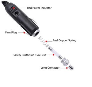 12V-36V車用シガレットアダプターオスプラグXT60H-Fコネクタケーブル5A-30Aシガレット軽量〜XT60メス延長ケーブル - Product Image 4