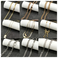 Collier à chaîne délicate plaqué or 14K 18K 24K XUPING, collier à pendentif empilable, bijoux de mode pour femmes