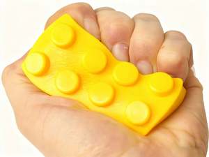 Promotional Imprint Building <b>Block</b> Stress Ball Soft Squeezable Anti Stress Brick Stress Relief Toys - Product Image 6