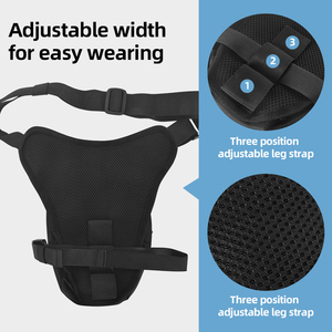 Sacoche de jambe pour moto, sacoche de cuisse étanche, sac banane tactique pour moto, sacoche de taille pour vélo, sacoche de hanche pour voyage en extérieur - Product Image 4