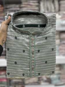 Pyjama Kurta de qualité supérieure pour hommes, confortable, mélange traditionnel, pour les fêtes, les événements festifs, taille adulte, vêtements indiens pakistanais - Product Image 6