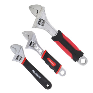 ชุดประแจปรับได้ Hi-Spec ขนาด 6 และ 8 นิ้ว ผลิตจากเหล็กกล้าคาร์บอนสูง ด้ามจับขึ้นรูปด้วยวิธีฉีดขึ้นรูป เกรดอุตสาหกรรม - Product Image 1