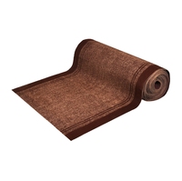 Non Woven Modern Washable Cushioned Non Slip Rugs Grey Stripe Hallway Rug and Carpet Rolls with TPR Bottom PET Friendly for Home
