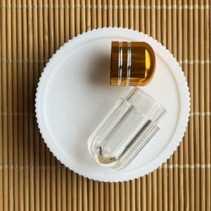 Transparent Acrylic Cosmetic Bottle With Metal Cap 32mm Eco-Friendly <b>Storage</b> <b>Container</b> For Makeup Organizers - Product Image 1