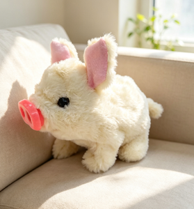 Lindo Cerdito de Peluche Eléctrico, Camina y Emite Sonidos, Multicolor, Regalo de Cumpleaños para Niños y Decoración para Mochila - Product Image 5