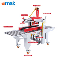 Machine d'emballage de ruban adhésif automatique à prix avantageux FXJ4030, réglable, à deux côtés, pour cartons de petite taille