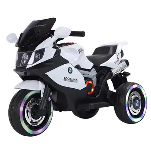 儿童自动驾驶玩具电动摩托车婴儿车带座椅电池驱动三轮车塑料神器行走儿童玩具