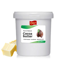 Beurre de cacao biologique non raffiné pour crème et lotion corporelle - 100% pur naturel Ghana Theobroma Cacao graines pressées à froid |   En vrac 1 kg