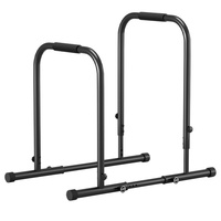 Gymnastique épaissie réglable barre parallèle de traction entraînement de levage Fitness Dip Station pour l'entraînement à domicile