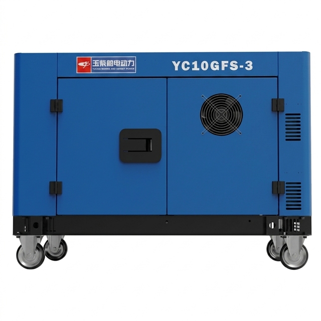 Professional 15kw Silent Diesel Generator Set ATS Portable Single Cylinder Air Cooled Genset for Home Commercial Backup Power