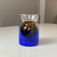 Ensemble de tasses à thé transparentes de style moyen-oriental fabriquées en Chine pour le thé à la menthe et les boissons