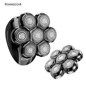 Komingdon Elektrische Scheerapparaat met Vervangbare Scheerkop, LED Display, Oplaadbaar, Waterdicht, Droog & Nat Scheren - Product Image 1