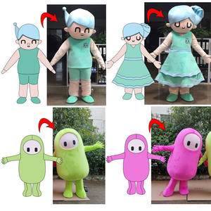 Nouvelle conception Costume de mascotte de <span class=keywords><strong>dauphin</strong></span> bleu personnalisé pour adultes Cosplay Costumes d'animaux de dessin animé pour enfants - Product Image 5