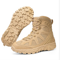 Bottes tactiques imperméables BAEWOON TB40 pour hommes, randonnée en plein air, respirantes, antidérapantes, bottes de combat Delta à tige haute