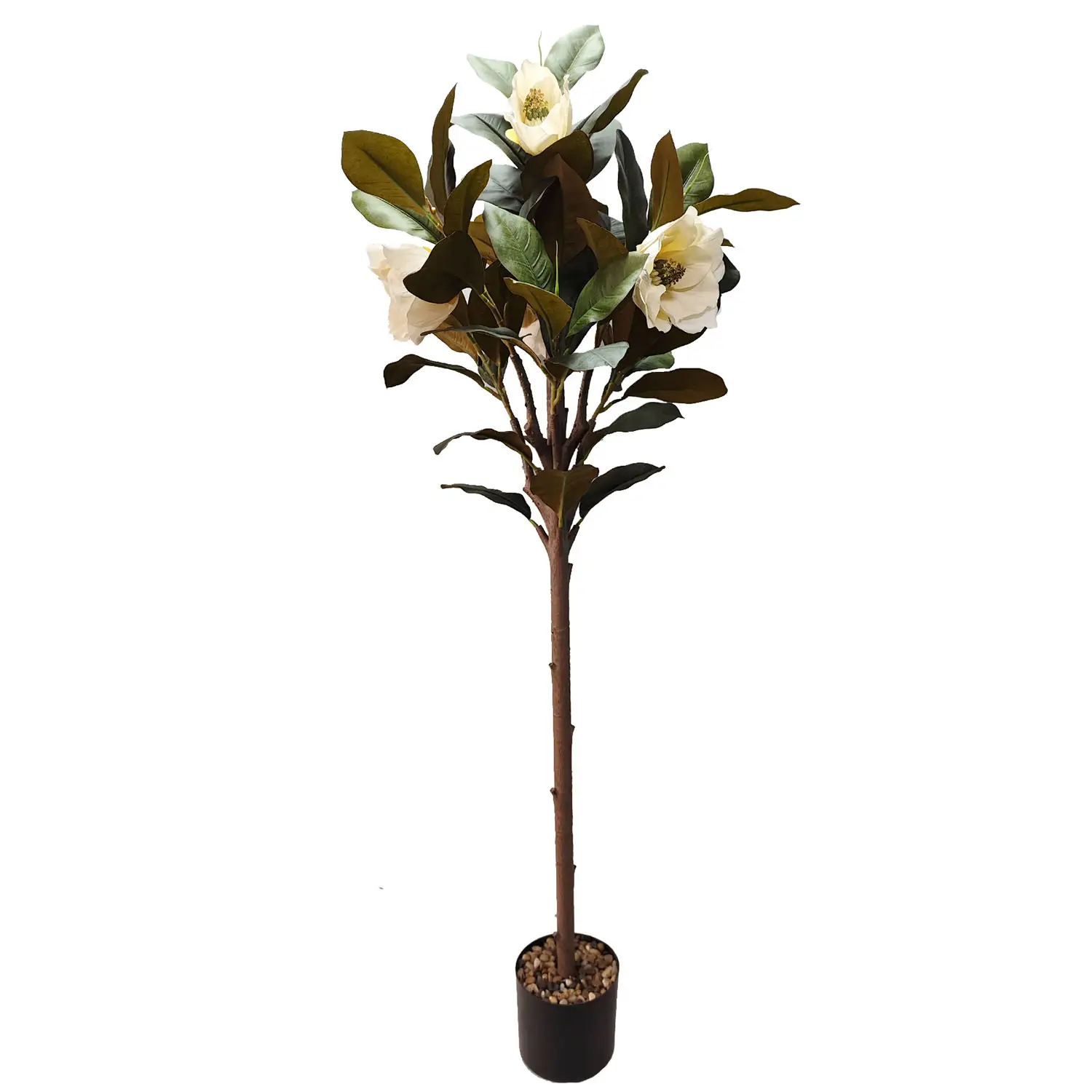 140 cm-penjualan langsung pabrikan pohon anggrek Magnolia tanaman buatan untuk dekorasi meja rumah pohon dekorasi tanaman buatan