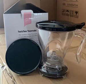 Dễ dàng Coaster thấp hơn moq cà phê tùy chỉnh 600ml 20 oz nhựa PC ma thuật trà <span class=keywords><strong>Maker</strong></span> lá trà Infuser dưới pha chế ấm trà - Product Image 6