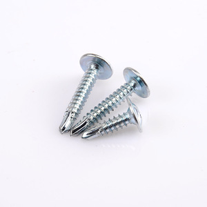 Sekrup Baja Karbon Berlapis Seng Kepala Wafer M4.2 M4.8 Sekrup Self Drilling Kepala Pan Washer <span class=keywords><strong>Tek</strong></span> Pengikat Panel Logam Lembaran untuk Pertambangan - Product Image 4