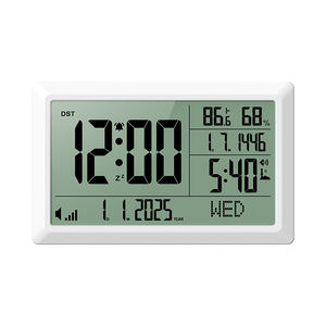 Relógio Despertador Muçulmano Islâmico de 7,5 polegadas com Horários de Oração, Direção da Qibla, Calendário Hijri, Múltiplos Alarmes, para Casa e Mesquita - Product Image 1