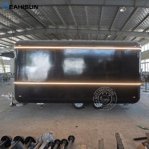 Contenedor de envío de 17 pies, remolque de comida con freidora profunda, furgoneta de café, Pizza, remolque de hielo, camión de comida, remolque de cocina con baño - Product Image 5