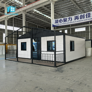Maisons de cabines de conteneurs d'expédition pliantes modulaires extensibles pour <span class=keywords><strong>maison</strong></span> minuscule de luxe mobile préfabriquée avec 3 chambres à coucher - Product Image 2