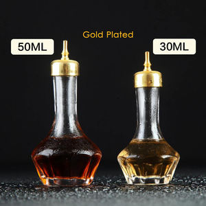 Botella de Vidrio Biselada de 50 ml, Mini Botella para Licores, Herramienta de Bar, Decantador para Bartender, Utensilios de Bar para Cócteles - Product Image 4