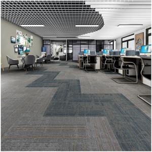 Azulejos de alfombra comercial Alfombra de tamaño personalizado para oficina 500*500 Azulejos de alfombra de nailon - Product Image 6