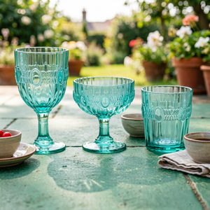 <span class=keywords><strong>Verre</strong></span> à vin <span class=keywords><strong>vintage</strong></span> coloré côtelé fait main élégant à pied court, compatible lave-vaisselle, pour petit-déjeuner, crème glacée, pouding, <span class=keywords><strong>milkshake</strong></span> - Product Image 1