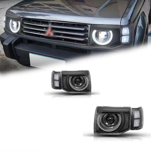 Faróis FT para Mitsubishi Pajero V32 1992-2001, Farol Projetor LED com Luz Diurna, Acessórios Automotivos - Product Image 1