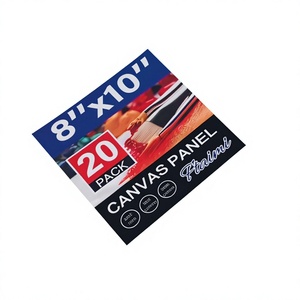 FTAIMI Factory Wholesale <b>Oil</b> Paint White Canvas 8*10 Inch Artist <b>Painting</b> 20pcs/set Stretched <b>Painting</b> Canvas <b>Frame</b> /Digital - Product Image 2