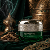 Emballage de bocaux à Bakhoor 50 ml – Bocaux en verre de luxe pour Bakhoor arabe – Ensemble de bocaux à épices en verre – Prix de gros – Contenants vides pour parfums en vrac