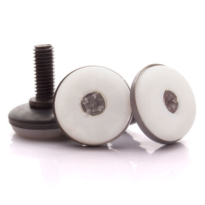Patas Ajustables para Muebles M8X20X30, Patas de Plástico Resistentes para Gabinetes, Diseño Redondo Minimalista - Product Image 3