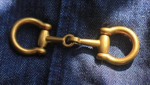 Bezelry Pairs Multifonction Crochets et œillets de style fer à cheval à coudre, attaches en laiton vintage, Mm Inch - Product Image 5