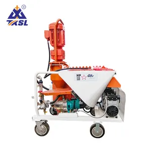 Thương mại tự động điện diesel BƠM BÊ TÔNG tường Súng vữa phun thạch cao Máy xi măng trát vữa với máy nén khí