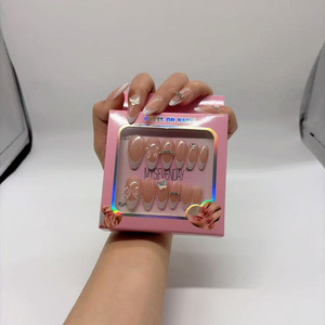 <span class=keywords><strong>Kit</strong></span> de faux ongles de luxe avec strass, 6 styles, faux ongles français en ABS, embouts réutilisables pour manucure DIY, 144 pièces - Product Image 2
