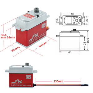 PDI-HV7232MG 31.5kg 0.09seg/60. Motor Digital Sin Núcleo de Alto Torque con Engranajes Metálicos para Coche RC, Helicóptero, Barco, Avión - Product Image 5
