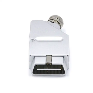 Adaptateur OBDII couleur argent haut de gamme OBDII 16 broches mâle AUTO OBD connecteur <span class=keywords><strong>MFT</strong></span> DX2 pour SETOCONT ST-SOM-102H SAE J1962 assembler